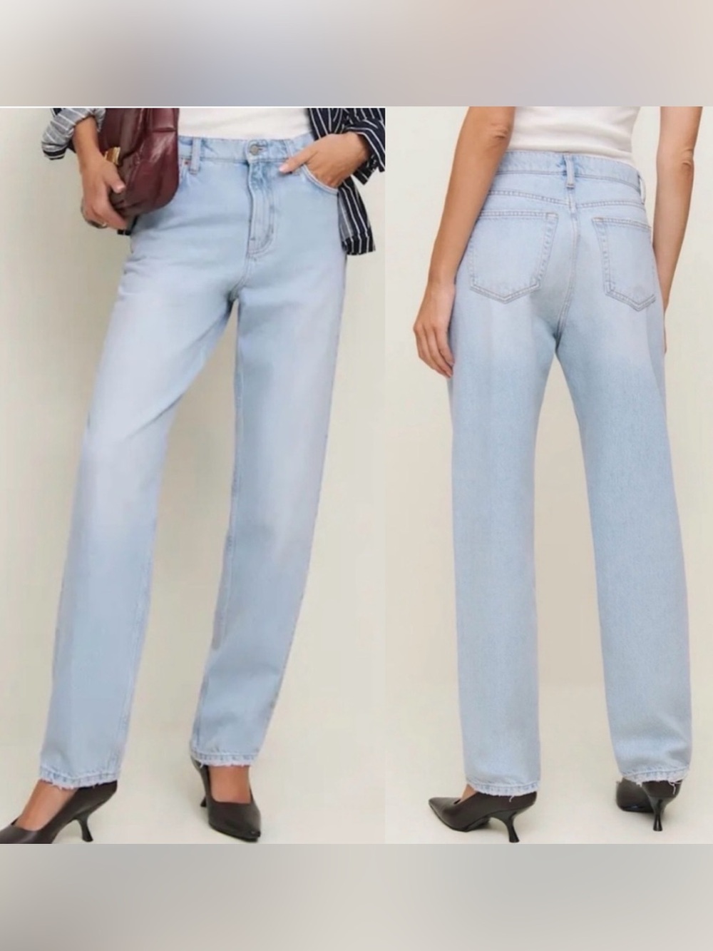 REFORMATION Bobbie Mid Rise Boyfriend Jeans Size 23